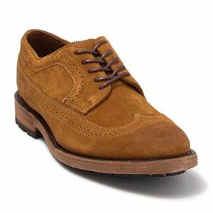 Frye Bowery Suede Wingtip Derby - Size 10.5